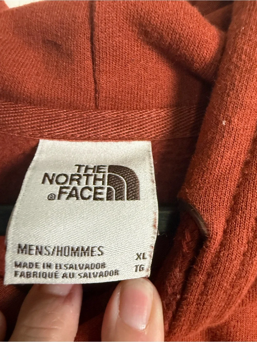 The North Face Men's Brick Red Pullover Hoodie